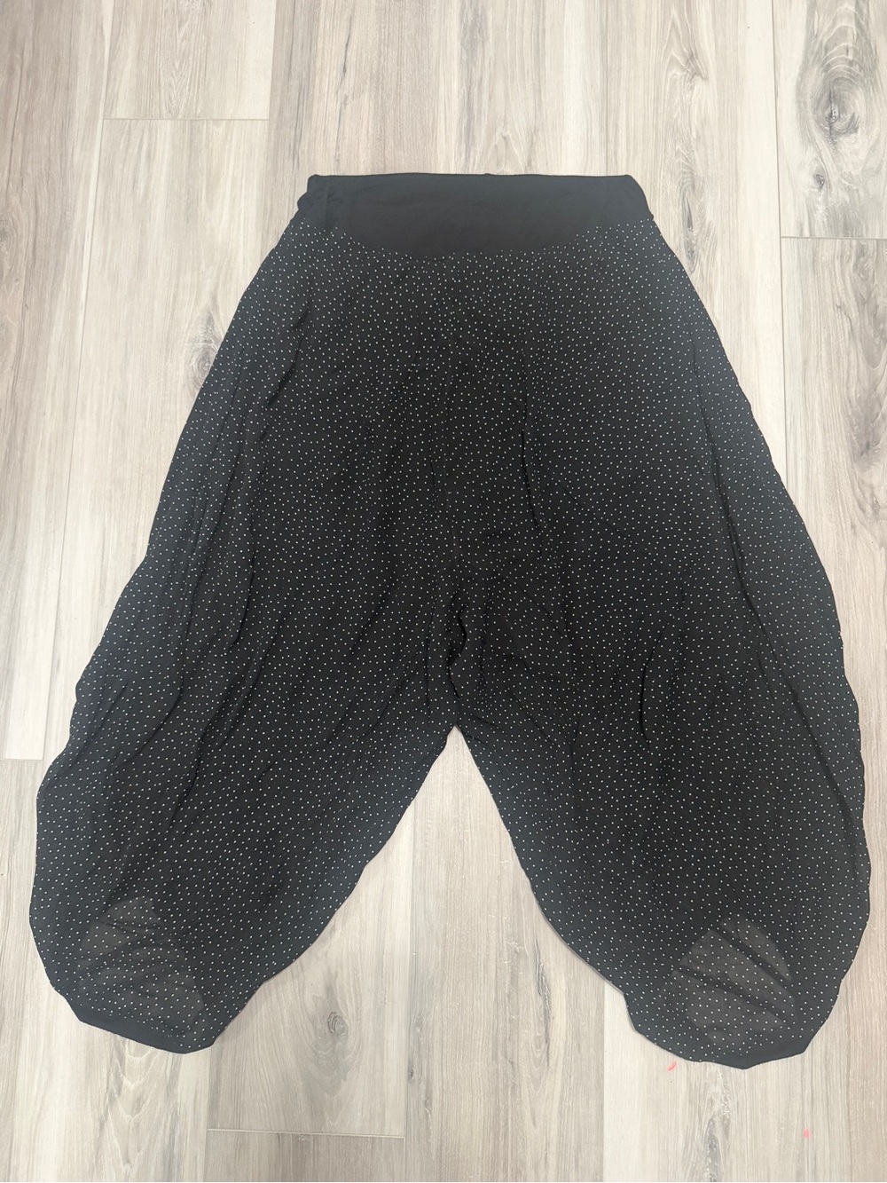 Alembika polka dot harem pant